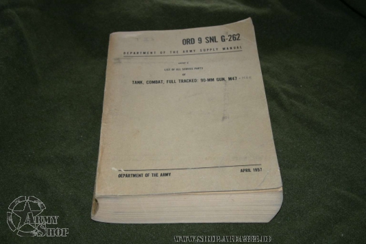 Manual Full Tracked M47 April 1957
