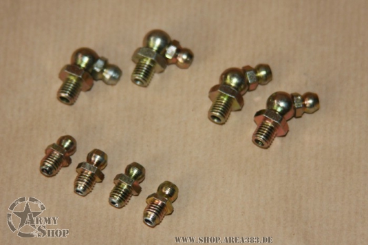 8 x SAE Grease Fitting Assortment