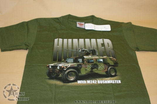 T Shirt US Army HUMMER with M 242