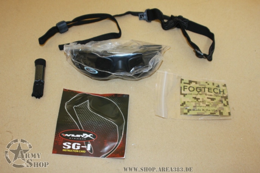 WILEY X Tactical Gear- SG-1 Ballistic Goggles