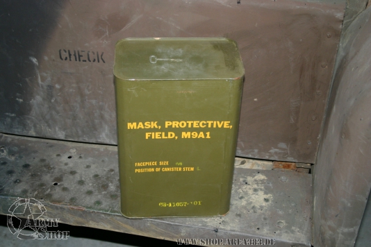 US ARMY  Mask Field Protective Mask M9 A1