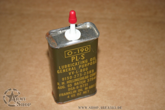 US Army O-190 Lubricating Oil General Purpose
