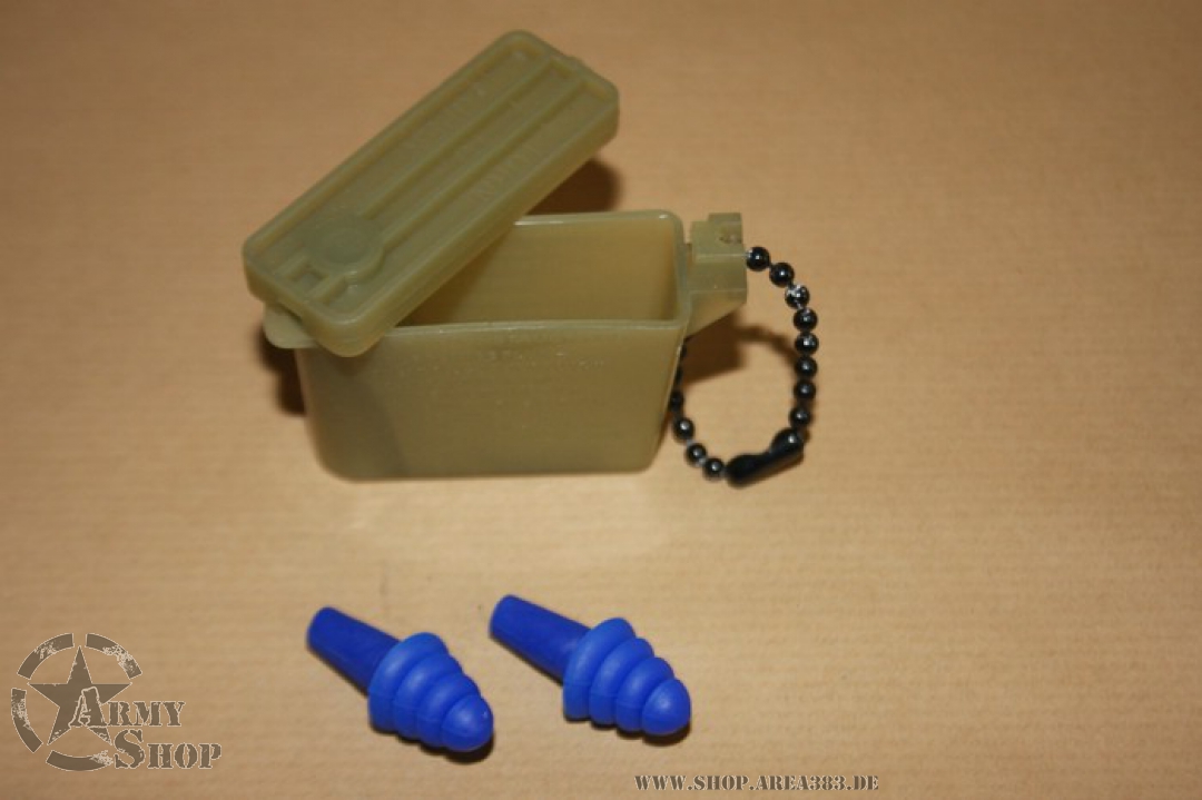 US Army Ear Plug Holder Ear Plug Case NEW