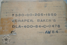 US ARMY SCRABER BAKERS