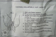 Canteen and Carrier Collapsible Assembley