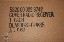 US Army Canvas Cover  Receiver Radio  R442