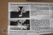 Fire Starting Tool, Magnesium