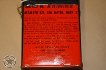Desalter,Kit,Seawater,Mark 2 NSN 4220-216-5031