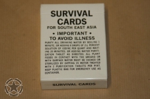 Vietnam Survival Cards 1 April 1968