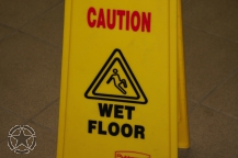 US Army WET FLOOR