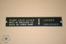 Data Plate Ramp Lock 145mmx28mm