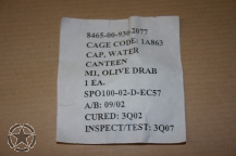 CAP, WATER CANTEEN
