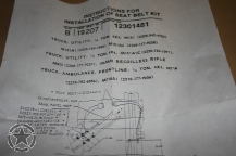 Belt set M151 Ford Mutt
