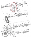 NP218 HOUSING,TRANSMISSION REAR