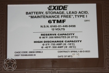 Batterie US ARMY