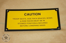 Plate  Dropside M35 Truck