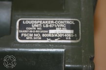 LOUDSPEAKER-CONTROL UNIT LS-671/VRC