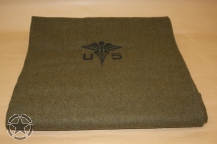 Wool BLANKET US Army OD Green  Military
