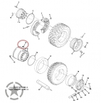 STUD, SELF-LOCKING (WHEEL HALF) 12 Bolt Rim HMMWV