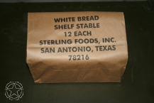 US Army White Bread Shelf Stable MRE