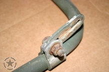 US Army mounting bracket for HMMWV mirror