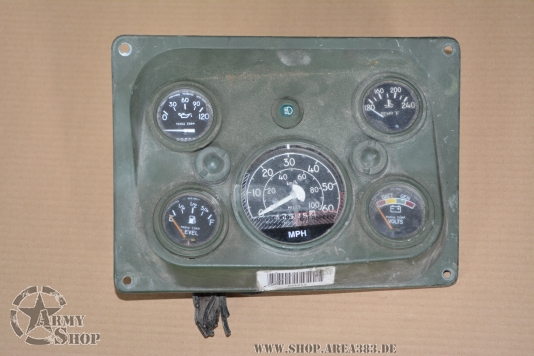 Instrumententafel für den Army Hummer  42575 Miles
