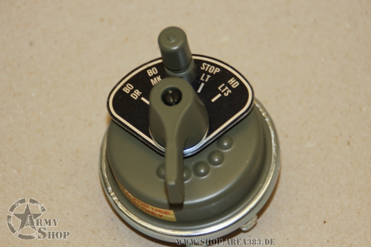 Drehlichtschalter für WW2 Fahrzeuge (Lichtschalter)