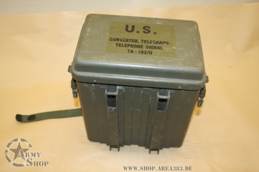 Signal Corps US Army Telephone TELEGRAPH CONVERTER TA 182/ U