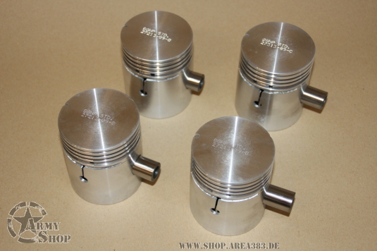 Piston Set Willys MB +020  (without rings)