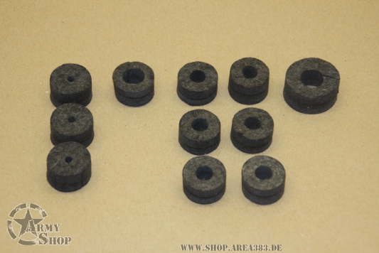 Kit Kabeldurchführungen Ford GPW ( Filz)