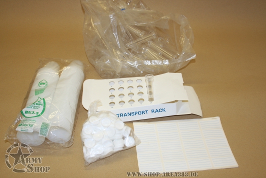 1 Lot Urinprobe Röhrchen ( aus US Army Beständen)