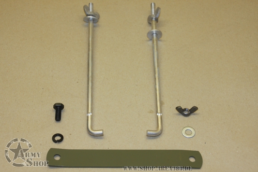 Befestigungskit Batterie Willys MB   6 Volt