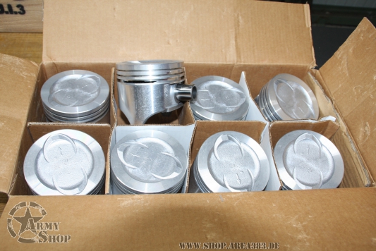 8x H304P30 Engine Piston Ford +030 without Rings