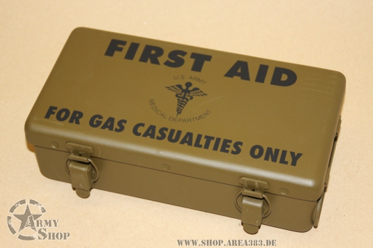 US first aid for gas casualties only