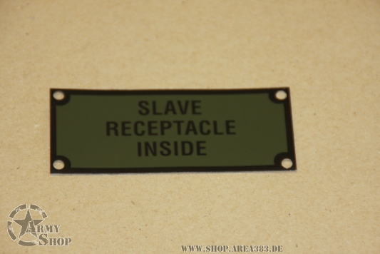 Plate Slave Receptacle Inside