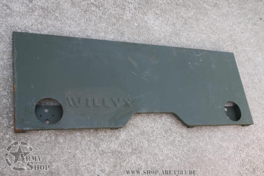 TAIL PANEL WITH SCRIPT WILLYS