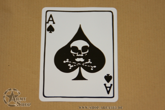 Aufkleber US ARMY VIETNAM DEATH CARD 83 mm x 62 mm