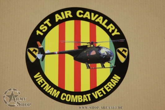 Sticker  Vietnam Combat Veteran 89 mm