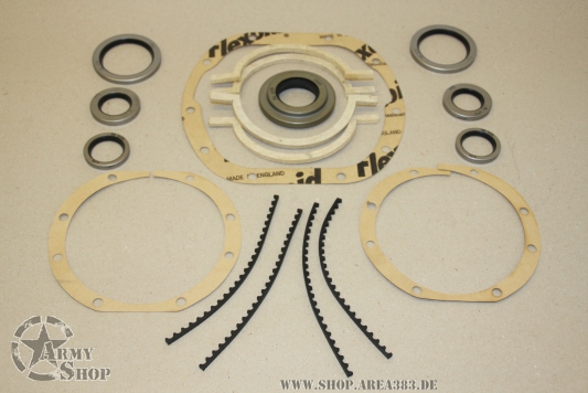 KIT, front axle gaskets and seals