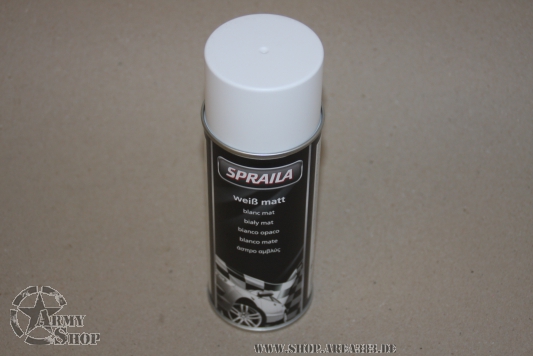 Spraydose weiß Matt Stencil Spray