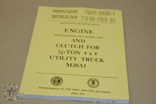 TM 9-8015-1 Rebuild: Engine & Clutch M38A1
