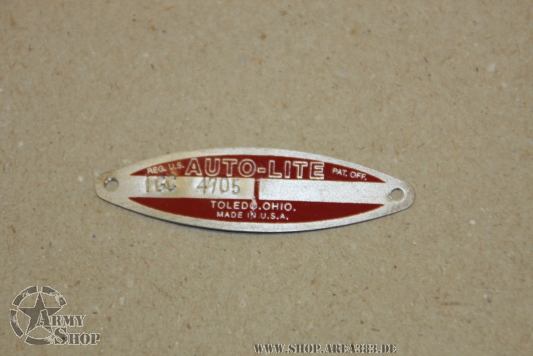 Plate Zündverteiler Auto Lite  IGC4705