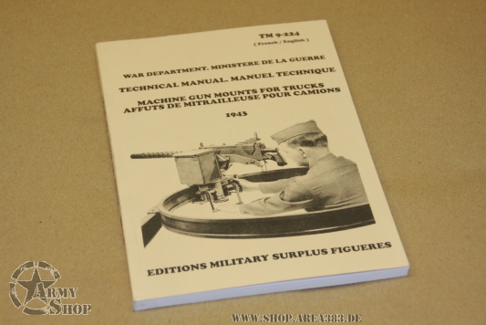BOOK MANUAL TRUCK MOUNTS TM9-224 (Nachdruck)