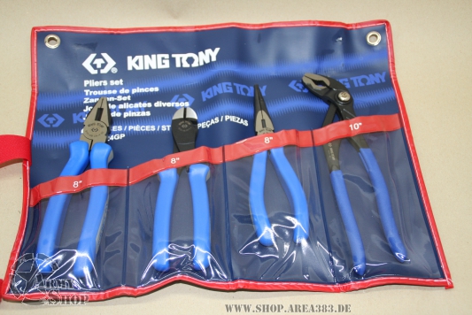Zangen-Set - 4-tlg.  KING TONY TOOLS