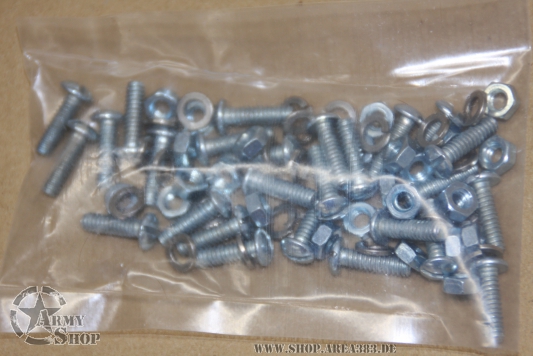 Schraubenkit für die Kabelschellen Willys MB