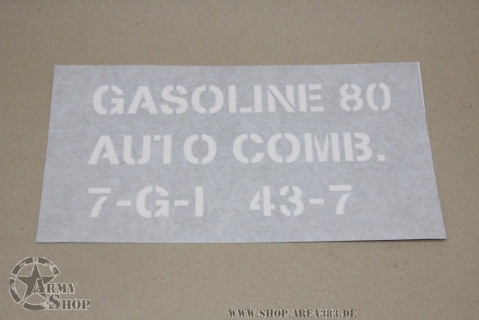 Lackierschablone JERRYCAN 1