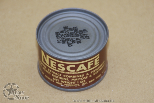 Nescafe Doe WW2 Repro US