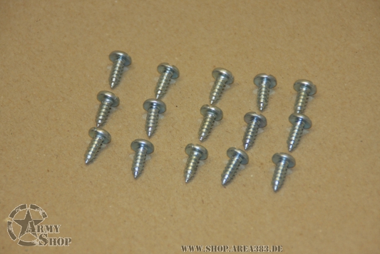 Befestigungsschrauben für den unteren Scheibenrahmengummi