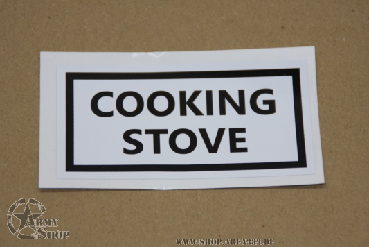 Sticker Cooking Stove