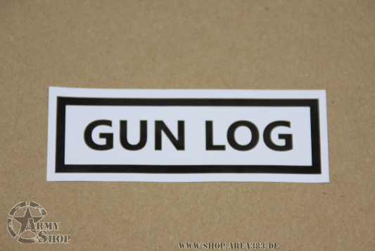 Sticker  GUN LOG